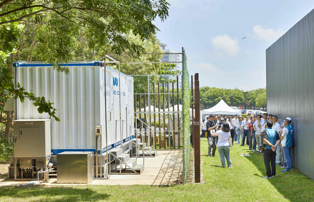 友達西大墩窯文化館建置屋頂全綠電及儲能櫃，為兼具創能儲能的永續綠能場域