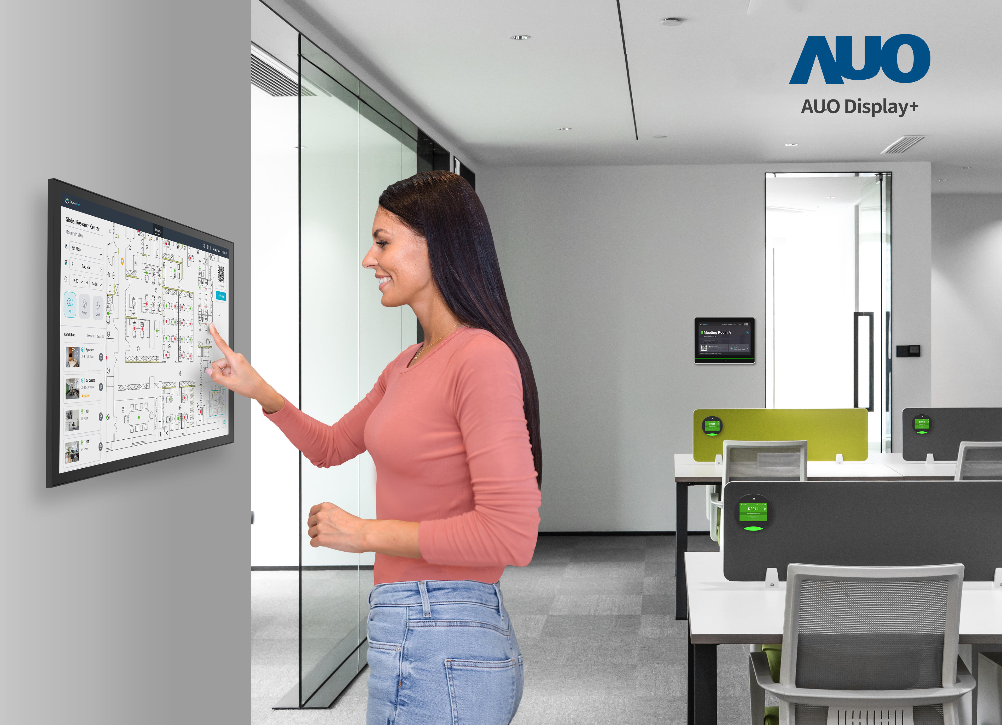 达擎会议空间管理解决方案可应用于空间预约和管理流程，将办公空间的查询、预约和保留等流程自动化，为用户提供更灵活、弹性的工作模式