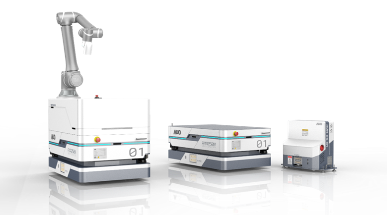 友達數位開發的自主式移動機器人（AMR250M），搭配全向輪並結合AI演算法、2D LiDAR、3D攝影機等技術，協助客戶實現產線全自動化